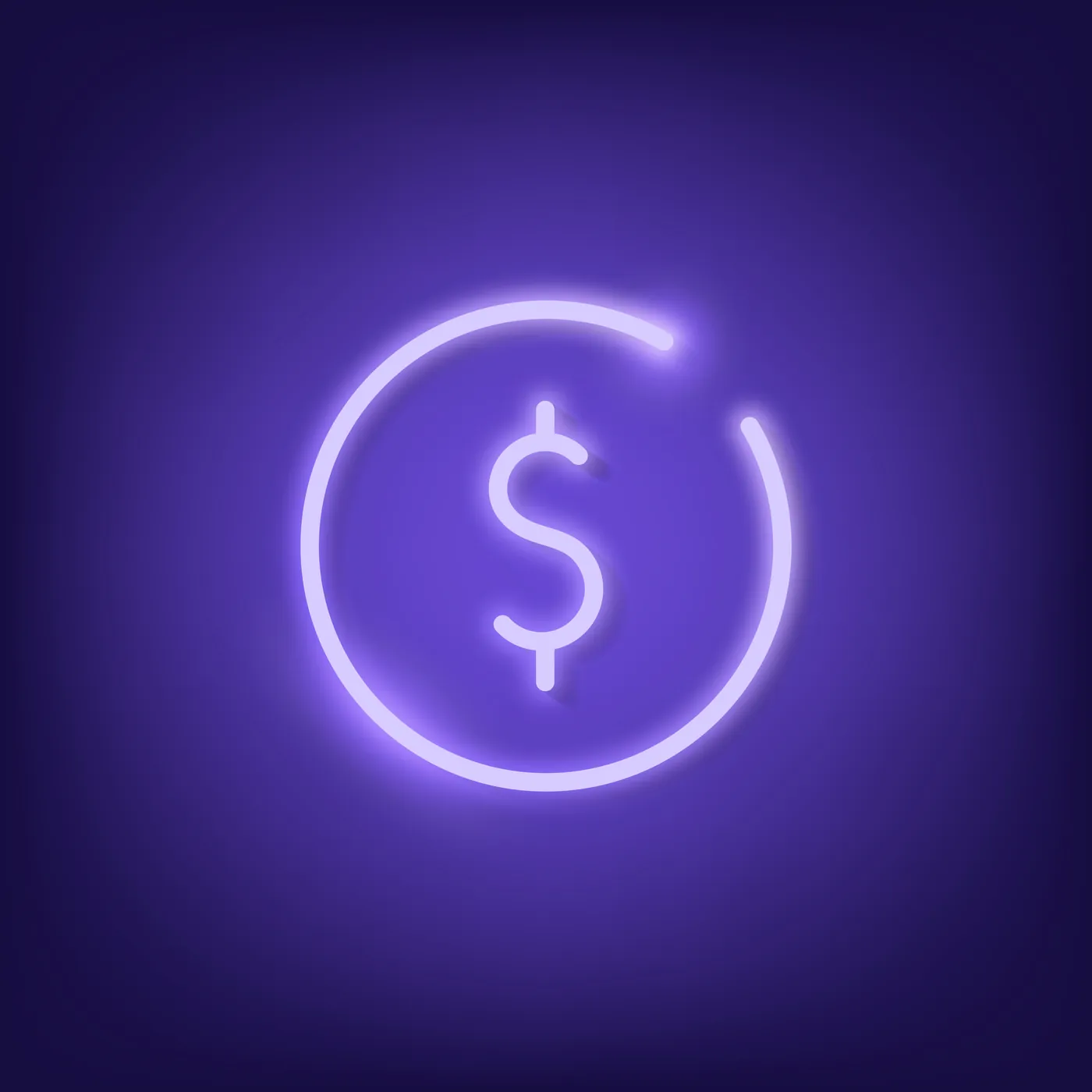 Neon dollar